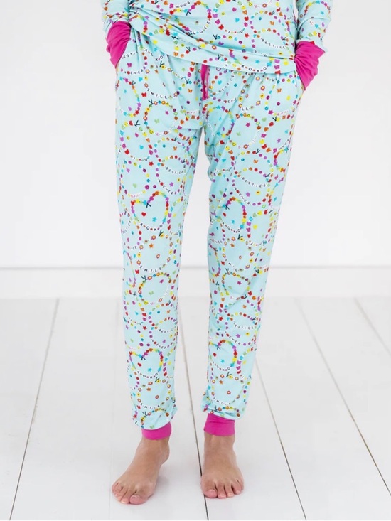 Little Sleepies Other - Little Sleepies FRIENDS FOREVER (T. Swift Inspired)-Womens MEDIUM PJ BOTTOM